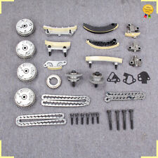 Complete Timing Chain Set +4VVT Cam Phaser Int/ Exh for GMC CHEVROLET 3.6L V6 US picture