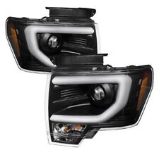 Spyder Projector Headlights - Factory Xenon Model - Black for 13-14 Ford F-150 picture