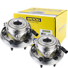 4WD Moog Front Wheel Bearing Hub Assembly Pair For 2008-13 Chevy Silverado 1500 picture