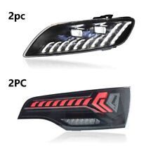 Car Headlights for Audi Q7 2006-2015 Head Lights All LED Moving Turn Signal Lamp picture