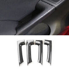 8pcs ABS Carbon Texture Door Armrest Handle Cover Strips For VW Golf 6 2010-2013 picture