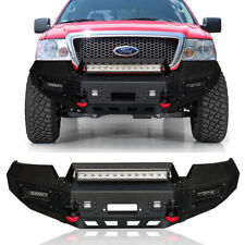 For 2004-2008 Ford F150 Front Bumper Except Raptor w/5 Lights and Winch Seat picture