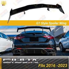 For 2017-2023 Alfa Romeo Gulia GTA Style Glossy Black Rear Trunk Spoiler Wing picture