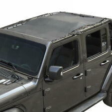 Black Sunshade for Jeep JL Shade Mesh Top For Jeep Wrangler 4Dr JL 2018-2019 hot picture
