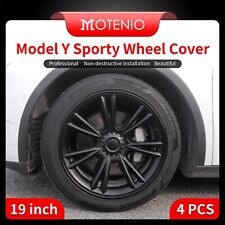 HubCap for Tesla Model Y 4PCS Wheel Trims Cover 19inch Sporty Hubcaps Full Cover picture