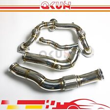 FOR AUDI B5 S4 2.7 SINGLE PTE TURBO FLANGE UPGRADE PIPE KIT picture
