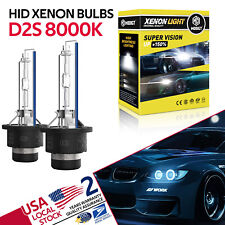 Set of 2 8000K D2S HID Xenon Bulbs OEM Headlight For Audi A8 Quattro 1999-2007 picture