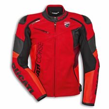 Ducati Corse C6 Red Men Motorbike Racing Leather Jacket picture