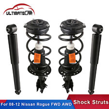 Set 4 Front+Rear Struts Shocks Absorbers For 2008-2012 Nissan Rogue FWD AWD picture