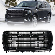 Fits 2021-2023 GMC Yukon SLE SLT AT4 Front Bumper CenterGrille Gloss Black picture