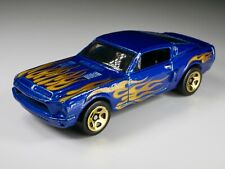 1968 Shelby GT500 1/64 Scale DIECAST COLLECTOR    Car Blue / Yellow Flames picture