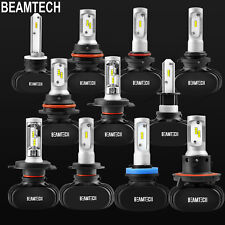 Fanless H11 9005 9006 H4 H7 H13 LED Headlights Bulbs High Low Beam Fog Light Kit picture