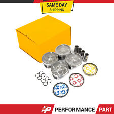 Pistons with Rings @STD Fit 99-05 Subaru Forester Impreza Saab 2.5L SOHC EJ251 picture
