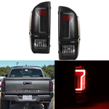 Smoke LED For Toyota Tacoma 2016-2023 Tail Lights Rear Brake Assembly Lamp Pair picture