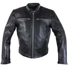 Xelement 630 Recoil Mens Black Premium soft Cowhide Leather Motorcycle Jacket picture