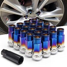 20PC Extended Open End Steel Wheel Rim Tuner Lug Nuts M12 x 1.5 For Toyota Honda picture