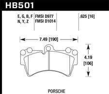 Hawk Front Disc Pads and Brake Shoes for 2003 Porsche Cayenne picture