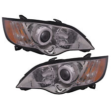For 2008-2009 Subaru Legacy Headlight Set Halogen Chrome With Performance Lens picture