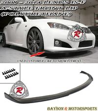 Fits 08-14 Lexus IS-F 4dr Sedan (ISF Bumper Only)  A-Style Front Lip (Urethane) picture