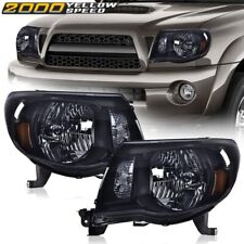 Fit For 05-11 Toyota Tacoma Headlights Assembly Chrome Headlamp Lamps Left+Right picture