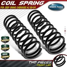 2pcs Front Left & Right Suspension Coil Springs for Jeep Grand Cherokee WJ 99-04 picture
