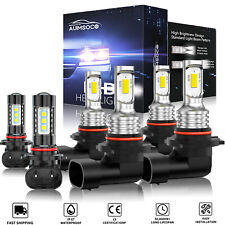 For GMC Canyon 2004-2011 2012 LED Headlight Bulbs Kit High/low Beam & Fog Light picture