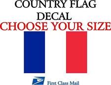 FRENCH COUNTRY FLAG, STICKER, DECAL, 5YR VINYL, STATE FLAG picture