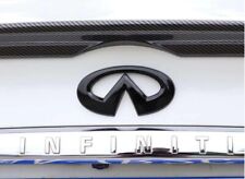 Q50 gloss black rear emblem overlay picture