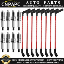 CNPAPC 8Pcs 9748RR Wires & 41-962 Spark Plugs Set For Chevy GMC 4.8 5.3L 6.0L V8 picture