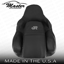 Fits 2003 2004 Volkswagen R32 Replacement Driver Top Black Leather Seat Cover picture