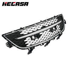 HECASA For Mazda CX-9 10-12 Front Lower Bumper Grille Chrome Shell Black Insert picture