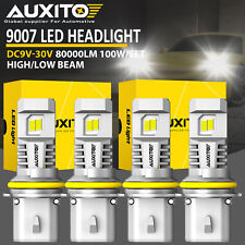 4X  9007 LED Headlight Bulbs Kit HB5 High Low Dual Beam 6000K Super White Bright picture