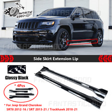 For Jeep Grand Cherokee SRT/SRT8/Trackhawk 2012-21 Painted Side Skirt Extension picture