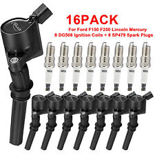 8 For Ford F-150 4.6L DG508 Ignition Coils Pack and Iridium Spark Plugs SP479 picture