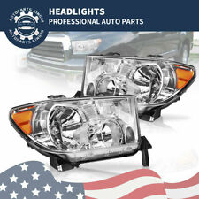 Headlights Replacement Pair For 2007-2013 Toyota Tundra 08-17 Sequoia Left+Right picture