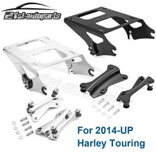 For 14-24 Harley Touring Quick Release Two-up Tour Pack Rack Mount / Docking Kit picture