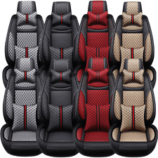2/5 Seats Car Seats Cover Full Set Universal Deluxe Front Rear Cushion Protector picture