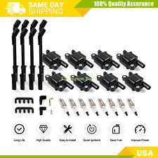 For Chevy 8 (pack) UF413 Ignition Coils + 41-962 Spark Plugs + Spark Plug Wires picture