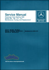 MERCEDES SHOP MANUAL SERVICE REPAIR BOOK WORKSHOP 108 109 111 113 1966-1973  picture