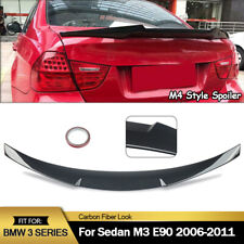 Rear Trunk Spoiler For 2006-11 BMW 3-Series E90 M3 Sedan 325xi 328i Carbon Look picture