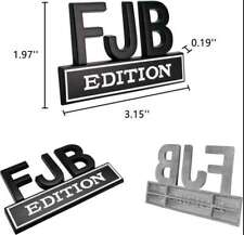 2X FJB EDITION Emblem Badge 3D Letters Sticker Decal Fit for Chevy All Car Truck picture