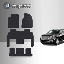 ToughPRO Floor Mats + 3rd Row Black For GMC Acadia Bucket All Weather 2007-2016 picture