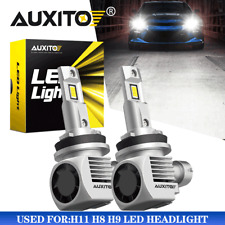 One Pair AUXITOH11 Bulbs LED Headlight Low Beam Replacement Conversion Kits Q16 picture