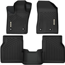 OEDRO Floor Mats Custom for 2017-2024 Jeep Compass  All Weather TPE 1st+2nd Row picture
