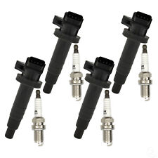 4pcs Ignition coil &Iridium Spark Plug Kit Set For Pontiac Toyota Chevrolet 1.8L picture