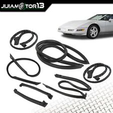 Rubber Full Weatherstrip Kit Weather Strip Seal Kit Fit For 84-89 Corvette C4 picture
