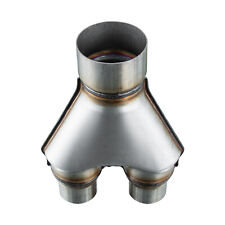Stainless Steel Y Pipe Adapter Exhaust Pipe 3'' Single / 2