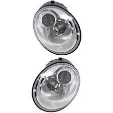 Headlight Set For 2006-2010 Volkswagen Beetle Left and Right With Bulb 2Pc picture