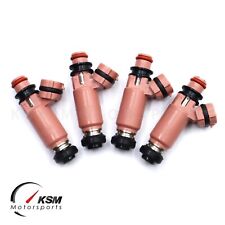 4 x OEM New Pink 565cc Fuel Injectors For Subaru STI WRX Forester 16611-AA370 picture