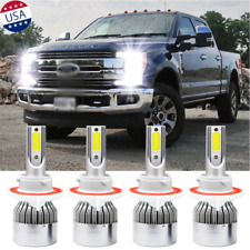 4x Super White 6000K LED Headlight Bulbs Combo For 2017-2020 Ford F250 F350 picture